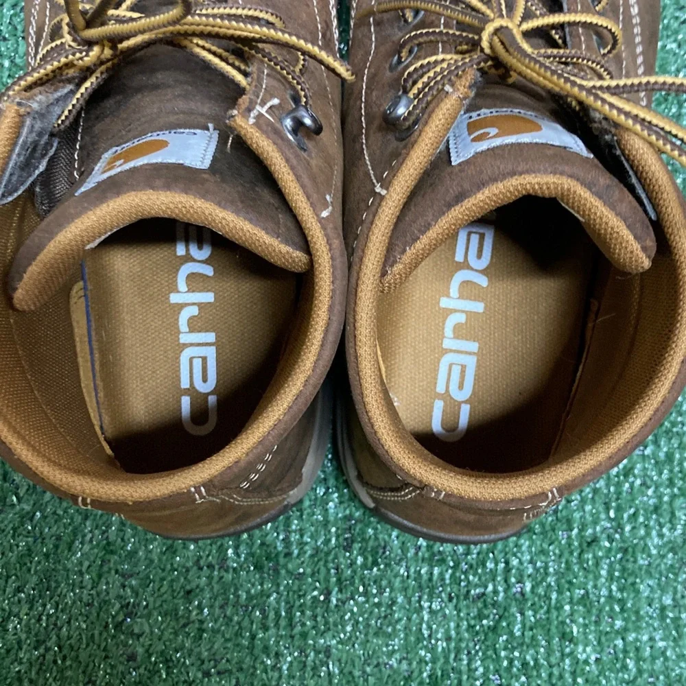 Carhartt Men's Tan Work Boots size 10.5 (OKPM-02-035) - Picture 10 of 10